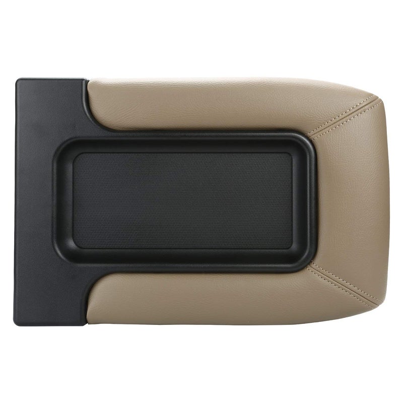 VeCarTech Center Console Lid/Cover Armrest Repair Kit Compatible with 99-07 Chevy Silverado,Tahoe,Suburban,Avalanche,GMC Sierra,Yukon,Escalade-Replaces 19127364,19127365,19127366, Dark Beige - Image 3